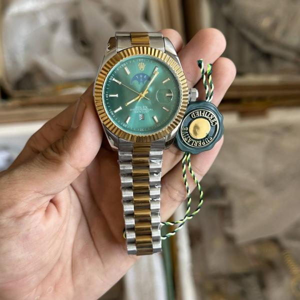 Role Oyster Perpetual Datejust Green
