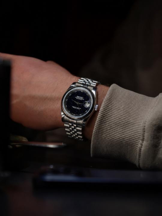 Seiko Oyster Perpetual Date Just Galaxy Black