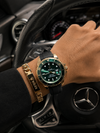 Roleex Oyster Perpetual Date Rubber Gold Black