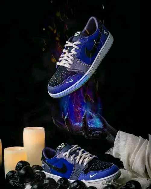 Nikkee Air Jordan 1 Low OG X Zion Williamson Voodoo Alternate