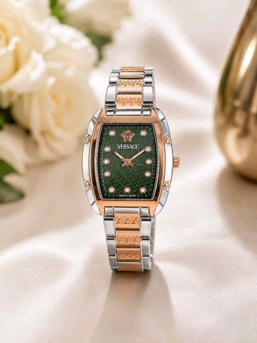 Versacc_e Two Tone Green Dial