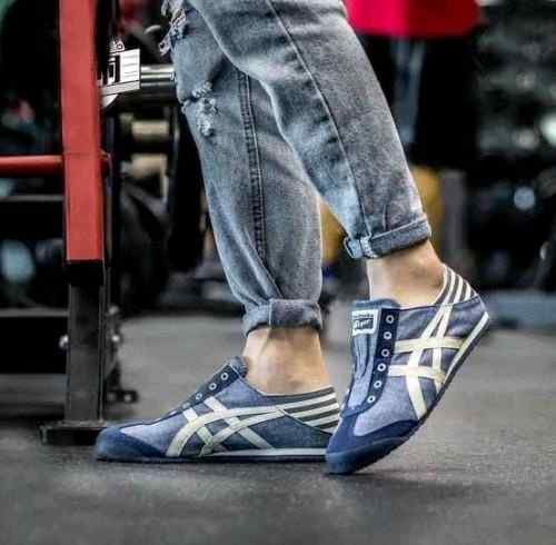 onitsukkaa tiger Slip On Paraty Blue Chambray fix