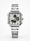 FOSSI RETRO PREMIUM SILVER WHITE WATCH
