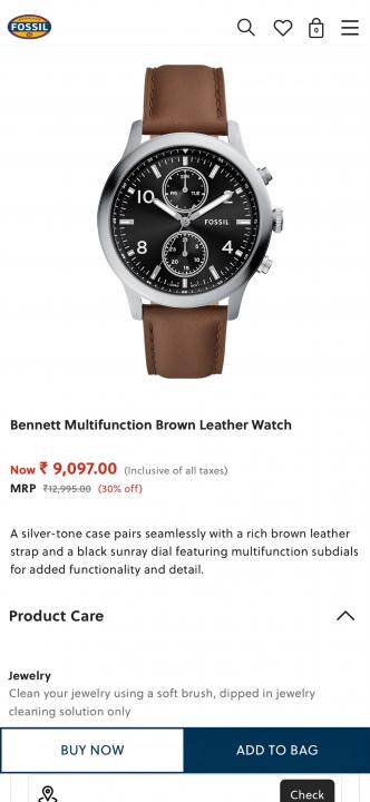 Fossi Bennett Formal Premium Watch