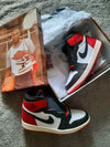 AIR JORDAN RETRO 1 OG BLACK TOE HIGH REIMAGINED