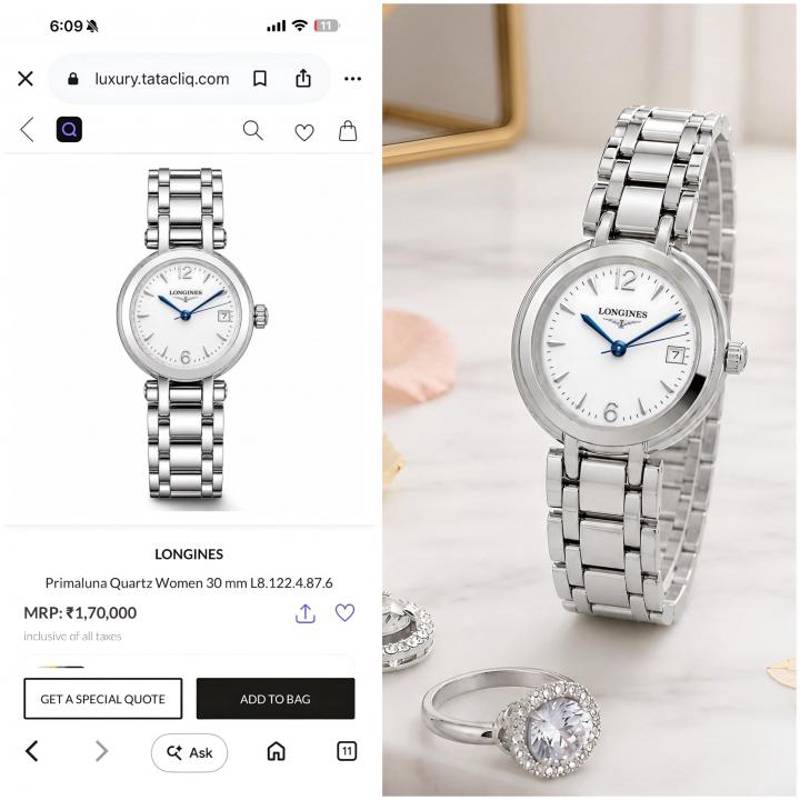 LONGINE ES PREMIUM SILVER WHITE 866