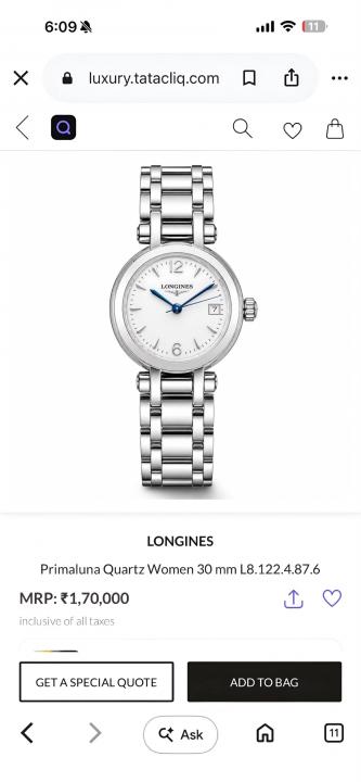 LONGINE ES PREMIUM SILVER WHITE 866