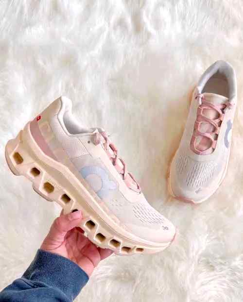 On CloudMonster Women Moon Fawn for her