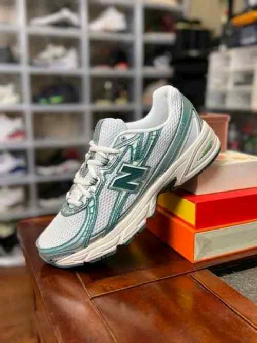 Neww balance 740 Trainers White Marsh Green