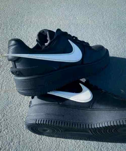 nikkee airforce 1 x ambush BLACK WHITE