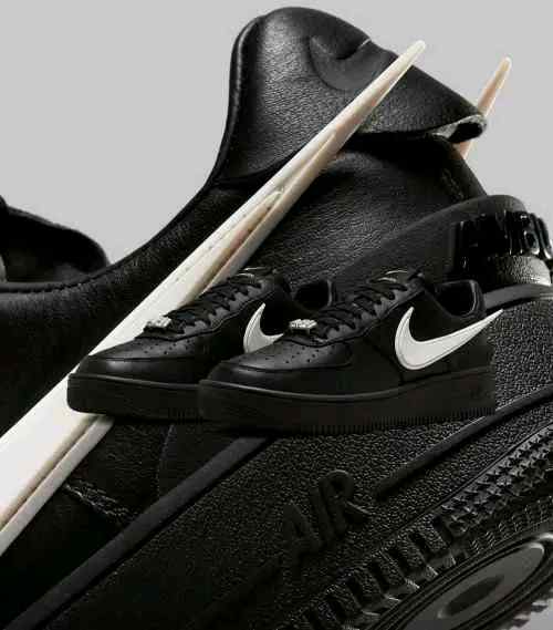 nikkee airforce 1 x ambush BLACK WHITE