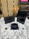 Roberto Cavalli Snake Logo Black Leather Belt Combo With Box And Dust Bag Including Carry Bag
