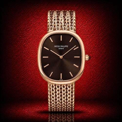 Patek Phillipe Golden Ellipse 5738 Rosegold Link Bracelet