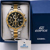 EDIFICE CASIO Tow tone Golden F292