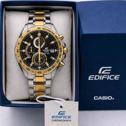 EDIFICE CASIO Tow tone Golden F292