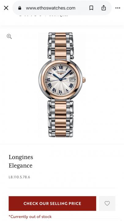 LONGINE LADIES PREMIUM WATCH