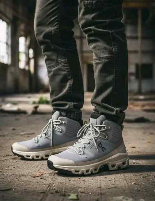 On CloudRock Mid WP Hiking & Trail Alloy Ice