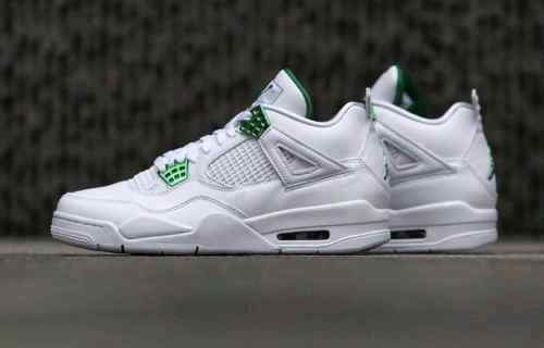 sale jordan retro 4 METALLIC GREEN