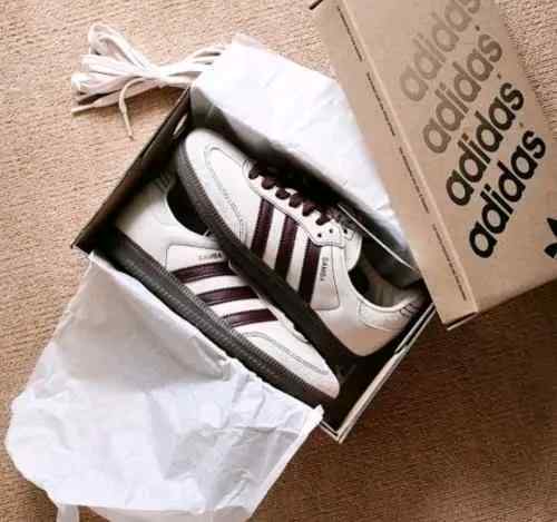 Adidaass Samba OG Men s Wonder White Maroon With OG Box fix