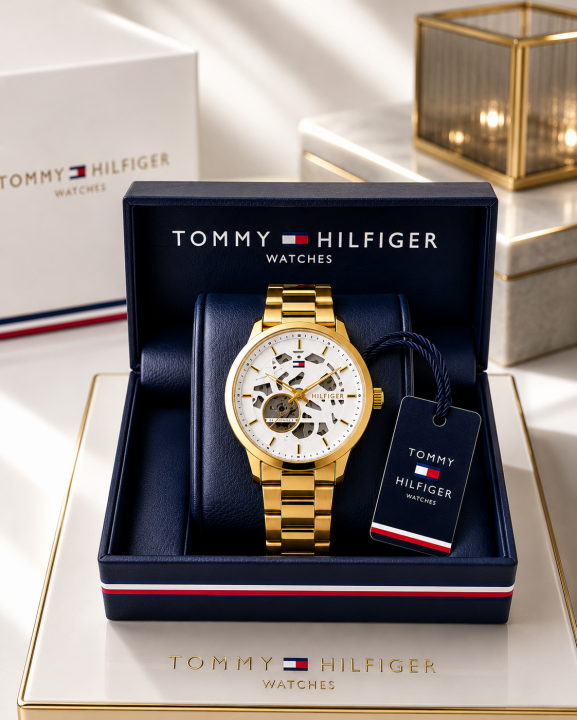 Tommy Hilfigee_r skeleton automatic
