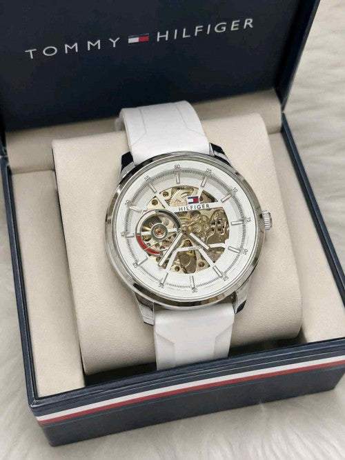 Tommy_hilfiger Automatic silicone white F21