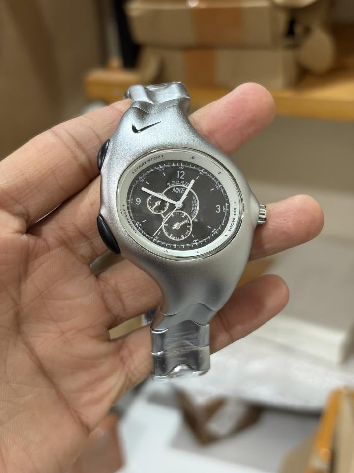 NIK KE TRIAX CHRONO SILVER BLACK  889