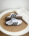 Adidaas Samba Mule White Black For women 669