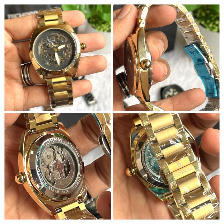Corum Automatic Gold Black AT452