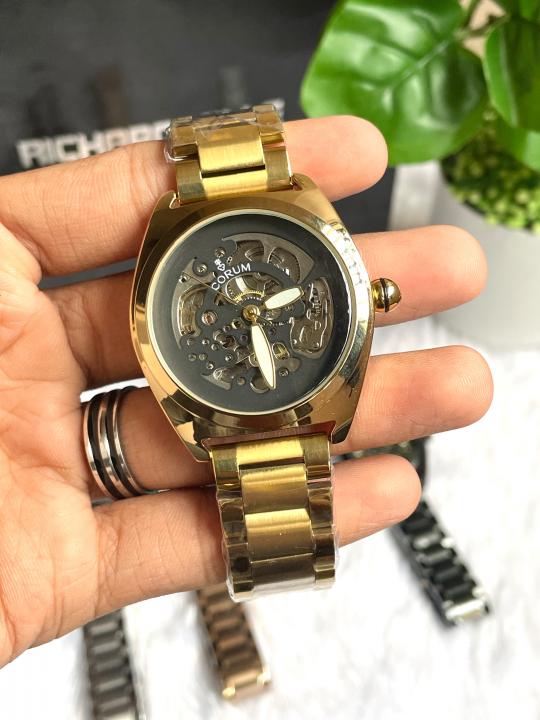 Corum Automatic Gold Black AT452