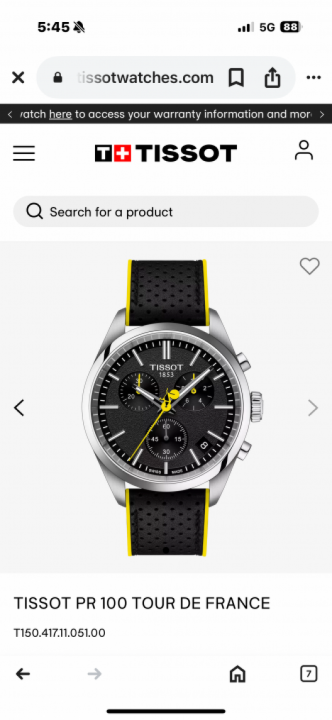 Tisso PR 100 Tour De France Premium