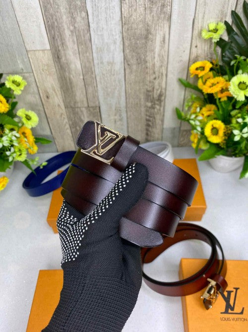 LOUII_S VUITTON LADIES PREMIUM BELT WID OG BOX 544