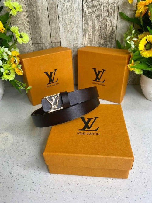 LOUII_S VUITTON LADIES PREMIUM BELT WID OG BOX 544