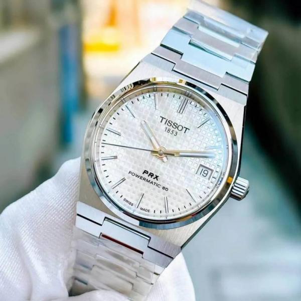 Tisso PRX Automatic Powermatic 1853 (AAA 1st Quality) Stainless steel