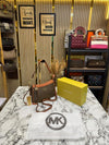 Michael kor Jet Set Logo Crossbody Shoulder Bag With Box And Dust Bag (Brown)