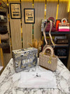Christian Dio Medium lady Glossy Handbag With Box And Dust Ba RICOT) 1809
