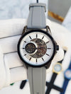 ARMAANI EXCHANGE AUTOMATIC GREY FIBER BELT AT302