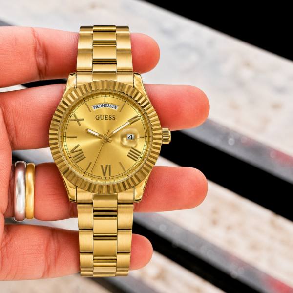 Gues s Day Date Men Gold