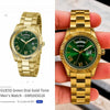Gues s Day Date Men Gold Green
