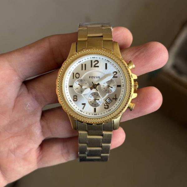Fossi Chronograph Gold White