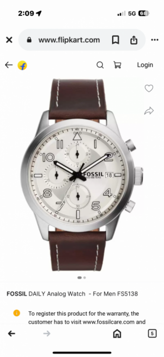 Fossi FS5138 100 Meter Chronograph