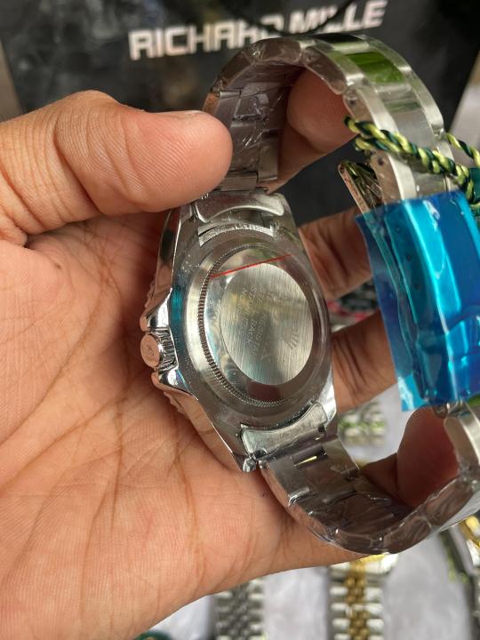 ROLEEX GMT MASTER 2 SILVER RED BLUE WHITE DIAL AT462