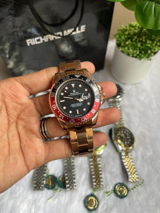 ROLEEX GMT MASTER 2 COPPER RED BLACK DIAL AT462