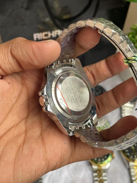 ROLEEX GMT MASTER 2 SILVER BLUE BLACK DIAL AT462