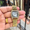 Cartieer Tortue Roman Numeral Gold White Dial