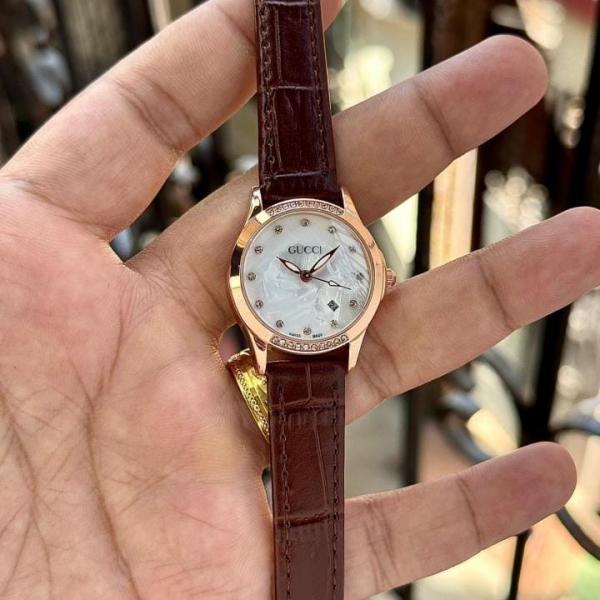Guccci G Timeless Premium Brown Leather