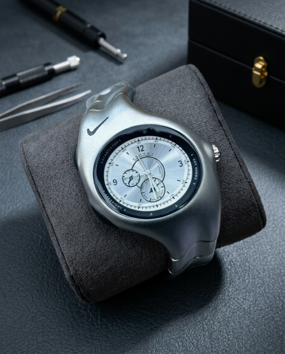 Nikk_e Triax Armored Chronograph Silver White