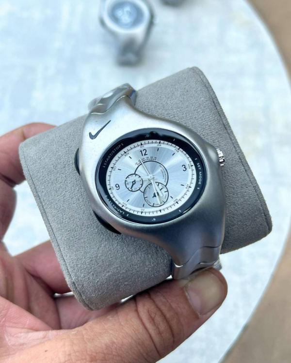 Nikk_e Triax Armored Chronograph Silver White