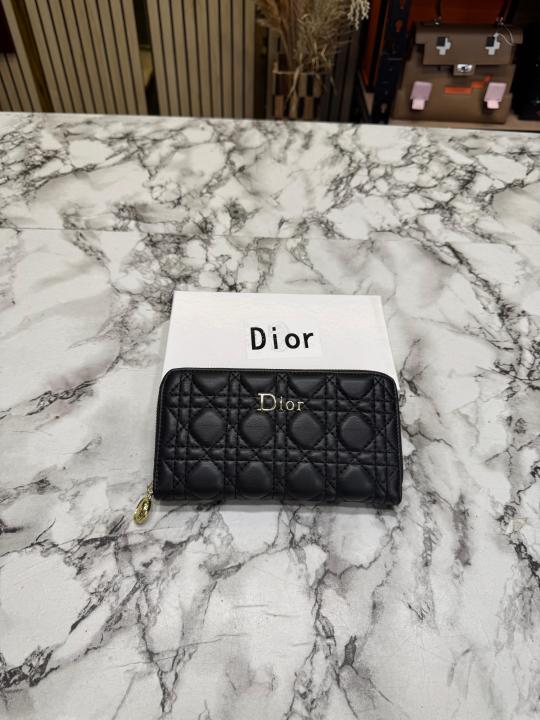 Dio Portfolio Premium Zip Wallet With Box( 60017 Black)