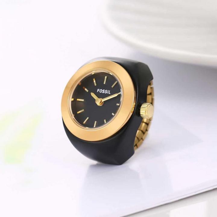 FOSSIIL UNISEX RING gold WATCH R-15