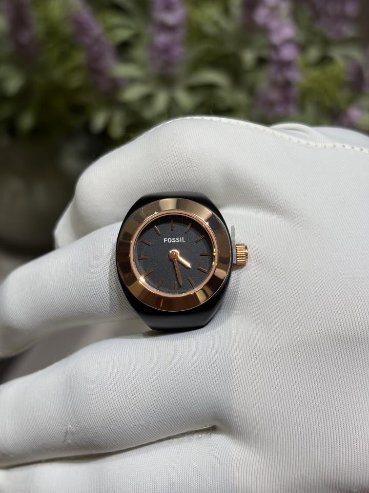 FOSSIIL UNISEX RING WATCH rose R-16